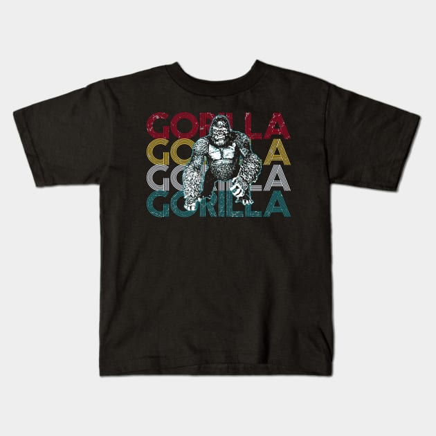 Gorilla Kids T-Shirt by Mila46